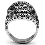 TK670 - Stainless Steel Ring High polished (no plating) Women No Stone No Stone