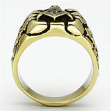 TK778 - Stainless Steel Ring IP Gold(Ion Plating) Men No Stone No Stone