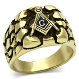 TK778 - Stainless Steel Ring IP Gold(Ion Plating) Men No Stone No Stone