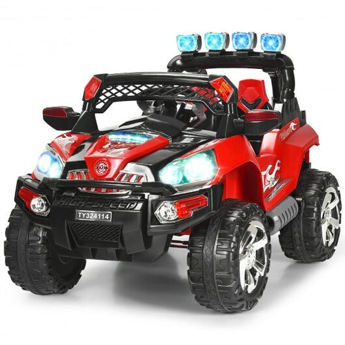 12 V Kids Ride-On SUV Car with Remote Control LED Lights