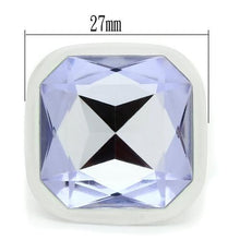 VL013 - Resin Ring N/A Women Synthetic Light Amethyst