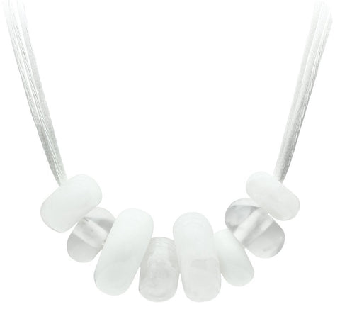 VL024 - Resin Necklace N/A Women Synthetic White