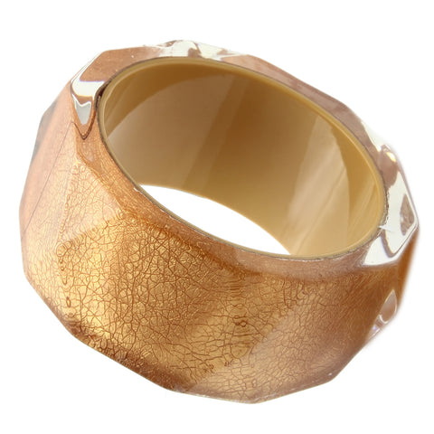 VL027 - Resin Bangle N/A Women Synthetic Brown