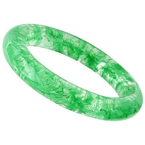 VL051 - Resin Bangle N/A Women No Stone Emerald