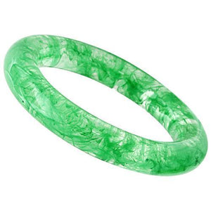 VL051 - Resin Bangle N/A Women No Stone Emerald