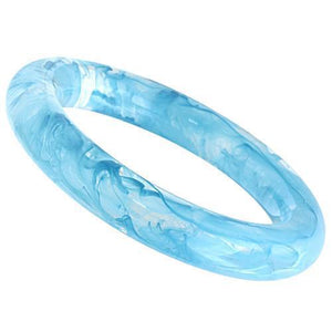 VL052 - Resin Bangle N/A Women No Stone Capri Blue