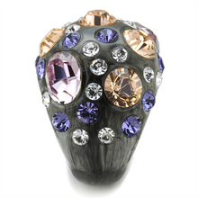 VL114 - Resin Ring N/A Women Top Grade Crystal Multi Color