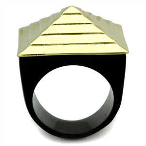 VL119 - Stainless Steel Ring IP Gold(Ion Plating) Women No Stone No Stone