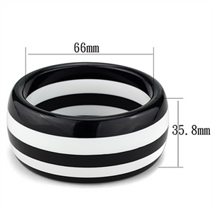 VL127 - Resin Bangle N/A Women No Stone Jet