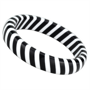 VL132 - Resin Bangle N/A Women No Stone Jet