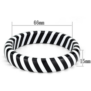 VL132 - Resin Bangle N/A Women No Stone Jet