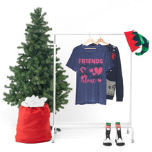 Friends dont let Friends fight Cancer Alone Unisex Jersey Short Sleeve Tee
