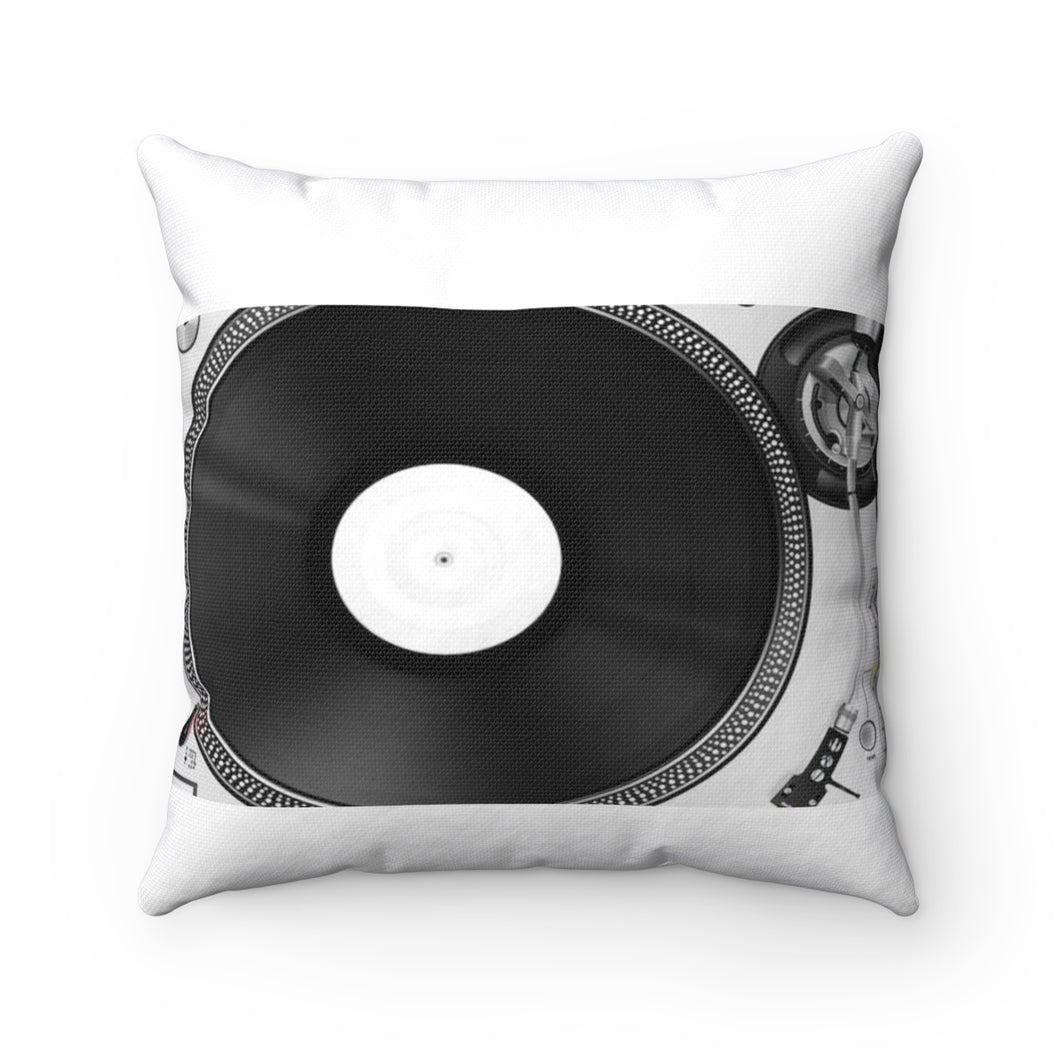 Turntable Throw Pillow