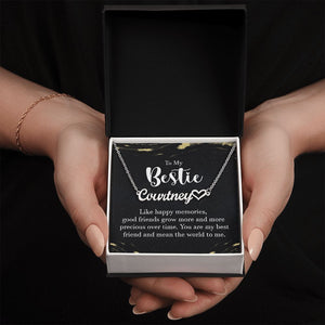 Heart name necklace (CUSTOMIZABLE)