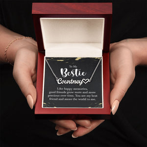 Heart name necklace (CUSTOMIZABLE)