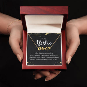 Heart name necklace (CUSTOMIZABLE)
