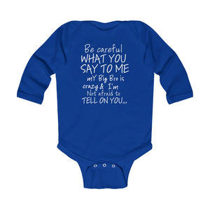 Big Bro Onesie white lettering