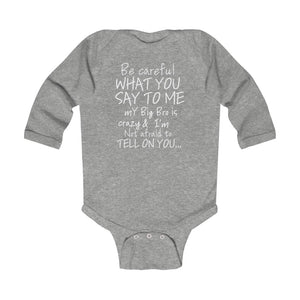 Big Bro Onesie white lettering
