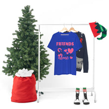 Friends dont let Friends fight Cancer Alone Unisex Jersey Short Sleeve Tee