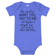 Big Bro Onesie Black Lettering