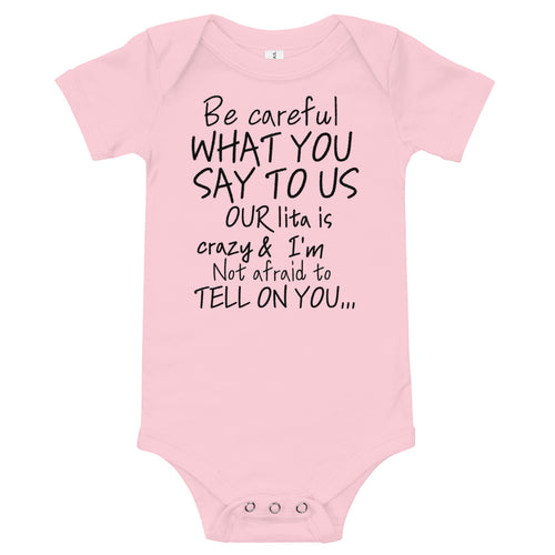 Lita Onesie / Black Lettering