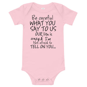 Lita Onesie / Black Lettering