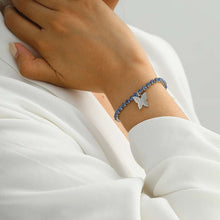 Simple Rhinestone Chain Butterfly Pendant Bracelet