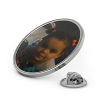 Grandpa little girl Metal Pin