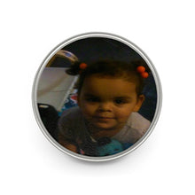 Grandpa little girl Metal Pin