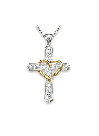 Dazzling Cross Pendant