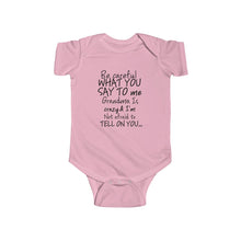 Grandma 100% Cotton Class Onesie -Black Lettering