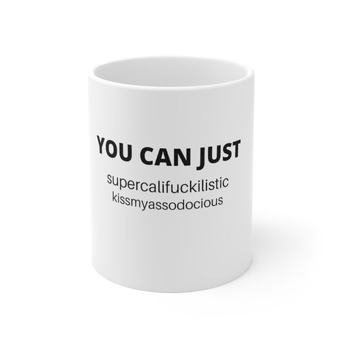 Kiss it white Mug 11oz