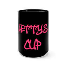 Lettys Black Mug 15oz