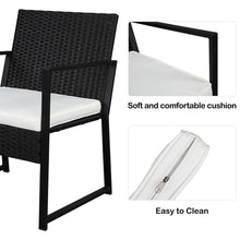 Pieces Patio Set Outdoor Wicker Patio Furniture Sets Modern Bistro Set Rattan Chair Conversation Sets with Coffee Table for Yard and Bistro YJ