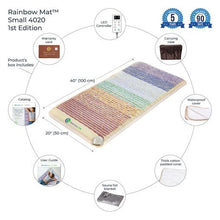Rainbow™ Mat Small 4020 Firm – PEMF InfraMat Pro® First Edition Chakra™ Mat