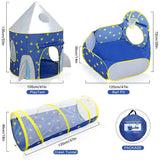 3-piece Play Tent Set Children's play tent capsule yurt