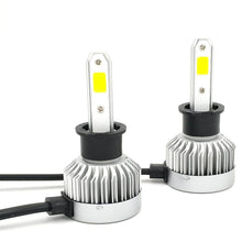2PCS H3 255000LM Fanless CREE LED Fog Driving Light Kit 6000K White High Power