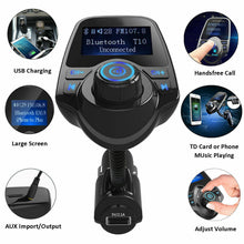 Bluetooth Wireless Car FM Transmitter AUX Stereo Receiver Adapter 2 USB Charger