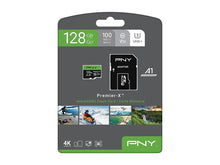 FLASH 128G|PNY PREMIER-X CLS10 U3 V30 MSDXC w/SD ADPTR
