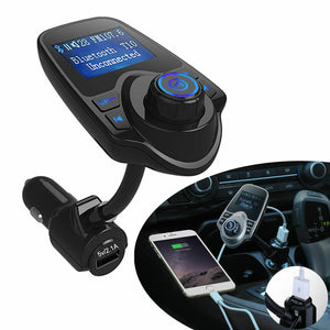 Bluetooth Wireless Car FM Transmitter AUX Stereo Receiver Adapter 2 USB Charger