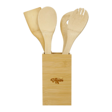 Vegan Bamboo 4-Piece cooking utensils