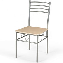 5 Pcs Dining Set Glass Table and 4 Chairs by Carmino