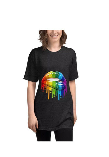 Rainbow lips with Pride