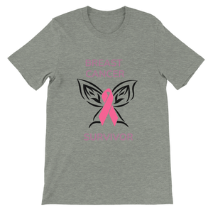 Breast Cancer Survivor Premium Unisex Crewneck T-shirt