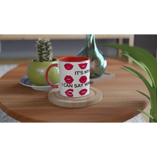 It's My Mouth White 11oz Ceramic Mug with Color Inside
