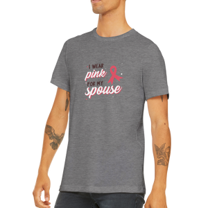 I wear Pink Premium Unisex Crewneck T-shirt