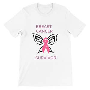 Breast Cancer Survivor Premium Unisex Crewneck T-shirt