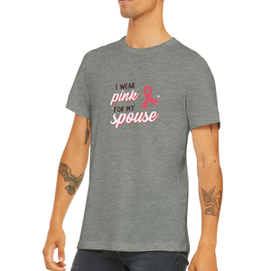 I wear Pink Premium Unisex Crewneck T-shirt