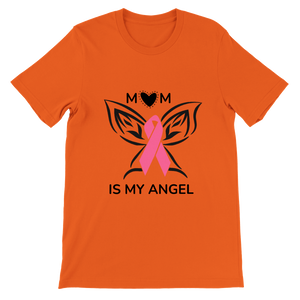 Mom Is my Angel Premium Unisex Crewneck T-shirt
