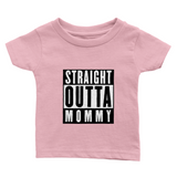 Straight Outta Mommy Baby Crewneck T-shirt